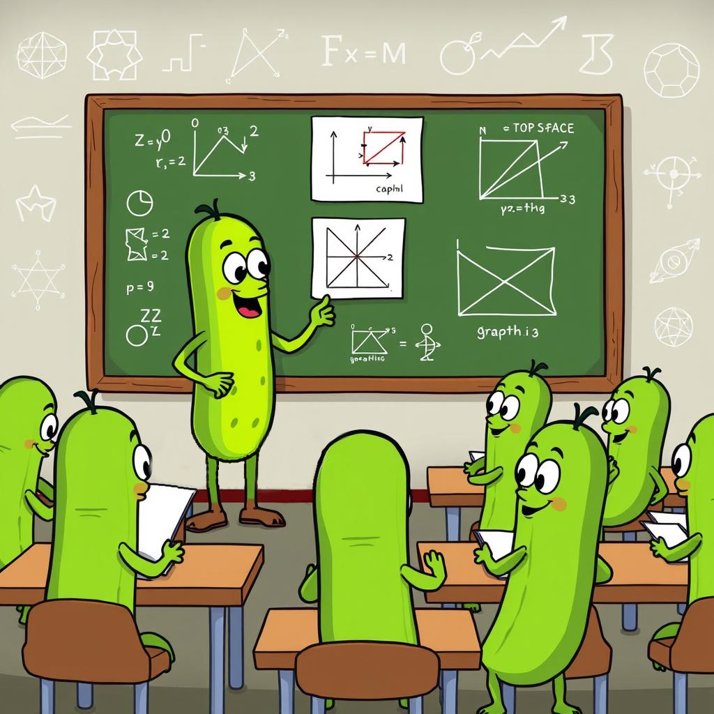 Pickle students learning about vectors